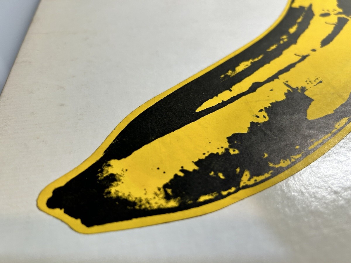 UNPEELED BANANA - Andy Warhol - VELVET UNDERGROUND & NICO LP 1967