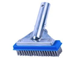 Pooline 5" Stainless Steel Pool Brush with Aluminum Back and Handle 11020