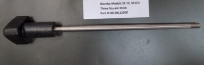 Three Square Knob for Bizerba SE12 & SE12D Slicers. Replaces 60800204600