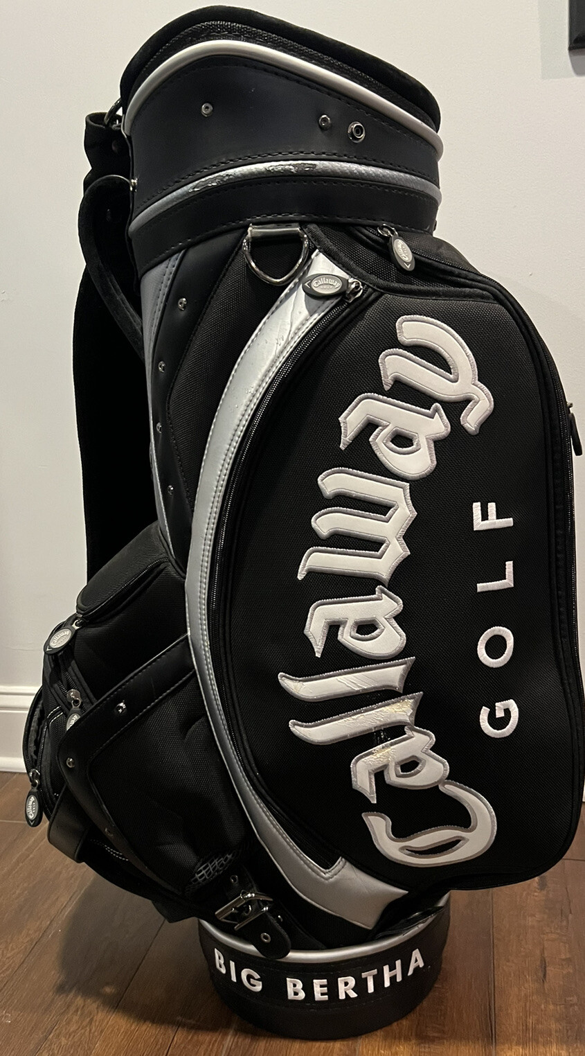 NEW Callaway Big Bertha Staff Golf Bag 6 Way 8 Pockets Shoulder Strap