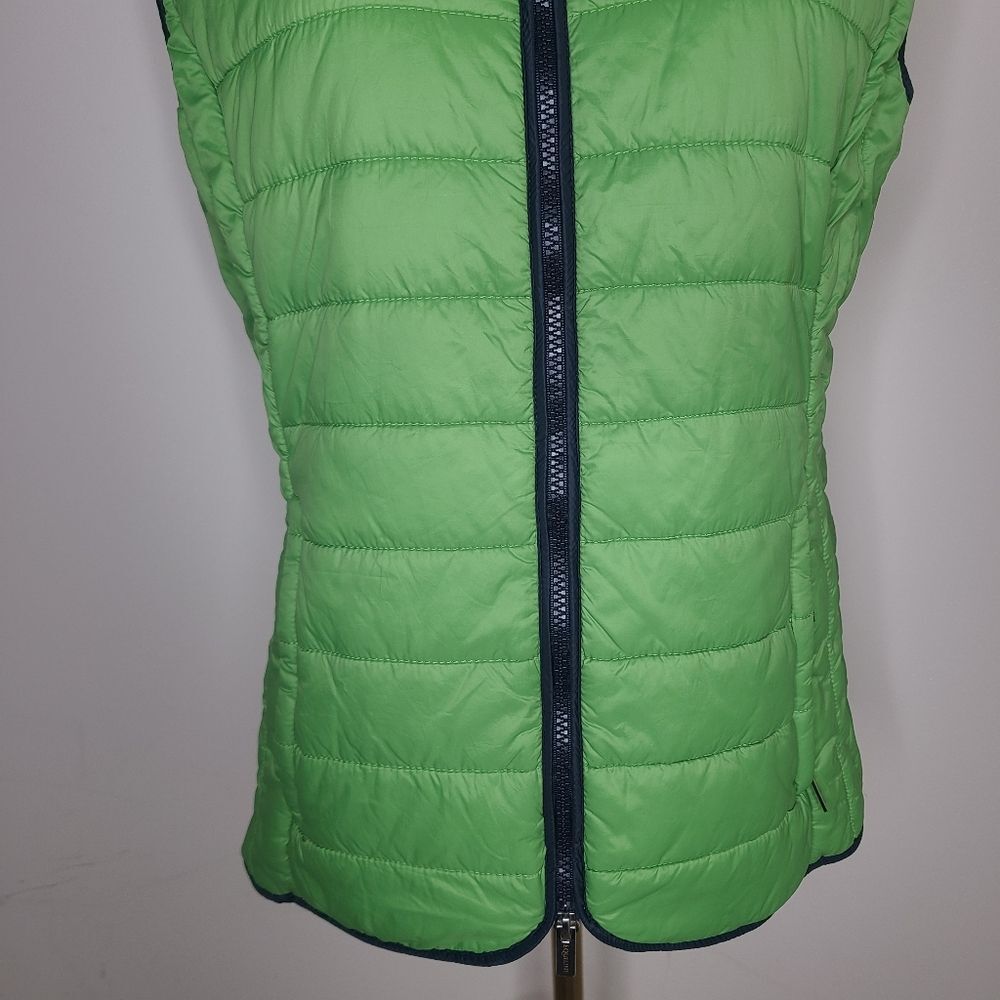 Equiline Green Lightweight Puffer Vest Size XL View 3