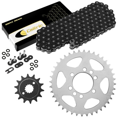 #ad #ad Black O Ring Drive Chain amp; Sprockets Kit for Suzuki LT Z400 Quadsport 2003 2008 $55.00