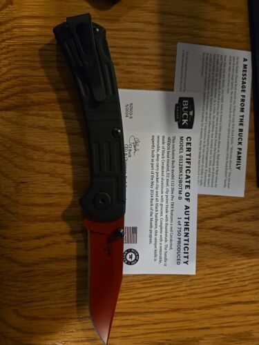 Buck May 2024 Buck Of The Month 112 Slim Pro Ranger Knife 0112BKS2BOTM-B NIB - Picture 6 of 8