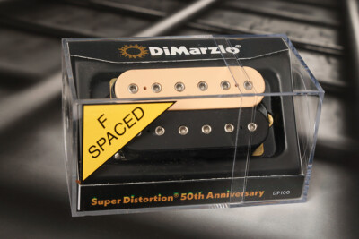 DiMarzio DP100FBC Super Distortion Humbucker - Black and Cream / F-spaced