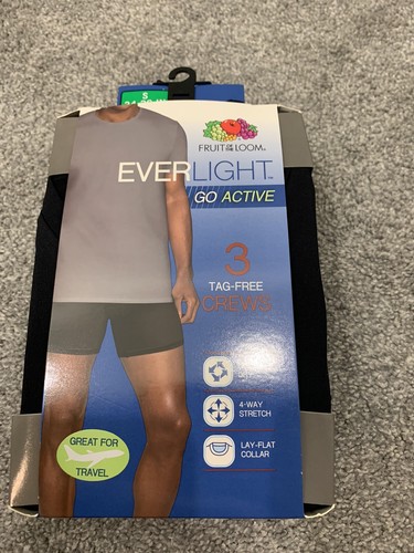 Everlight Active Crew T-Shirts Small 
