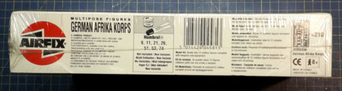 Afrika Korps Airfix - 12 Multipose Plastic Figures 210 pieces - Original 04581 - Picture 2 of 6