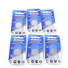 New Sealed ACDelco CR2025 Lithium 3V Battery 3-Pack Lot of 6 Batteries Current