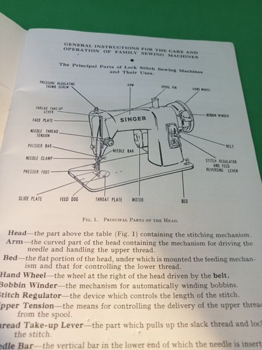 78 Page Singer Manual Of Family Sewing Machines & Their Attachments 1963 - Picture 4 of 16