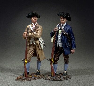 BRITAINS CLASH OF EMPIRES 16144 TWO BROTHERS IN COLONIAL MILITIA
