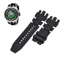 Subaqua 27244 26mm Black Rubber Watch Strap For Invicta