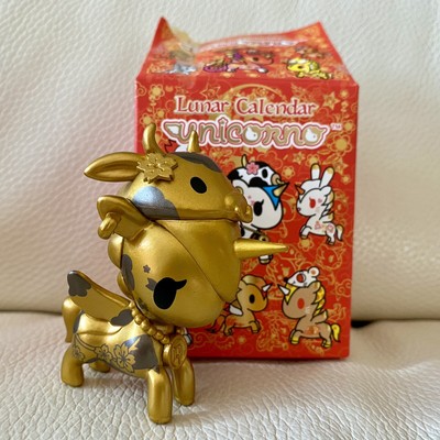 Tokidoki Unicorno Lunar Calendar Golden Year Of Ox Chaser Figure Hard To Find | eBay