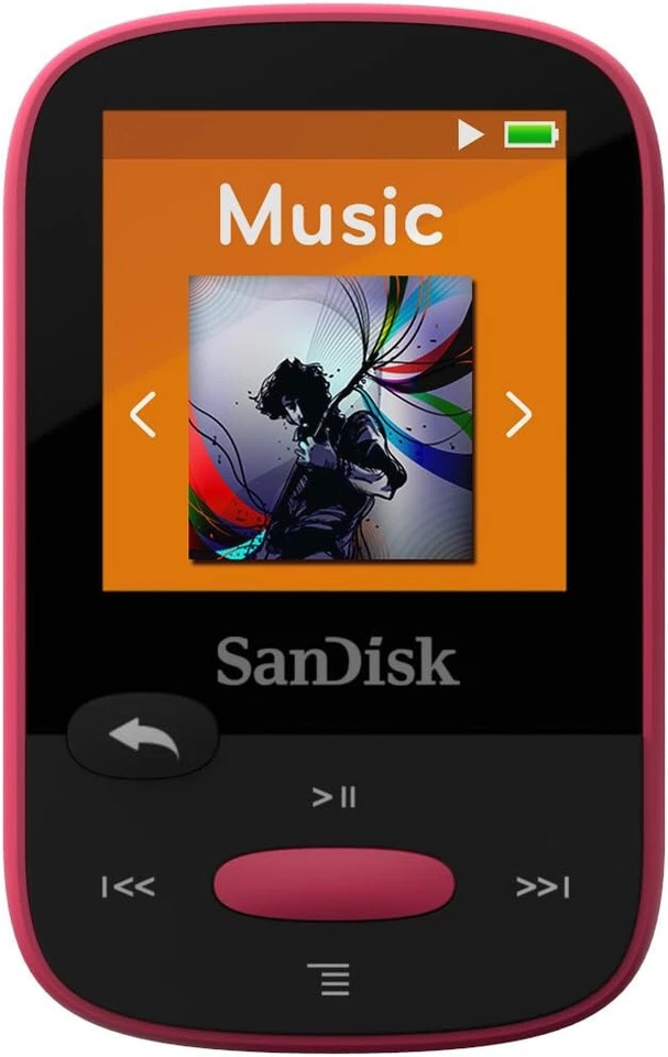 SanDisk Clip Sport 8GB - Pink - KOSHER MP3 Player - No FM Radio - Open box - Image 3 of 4