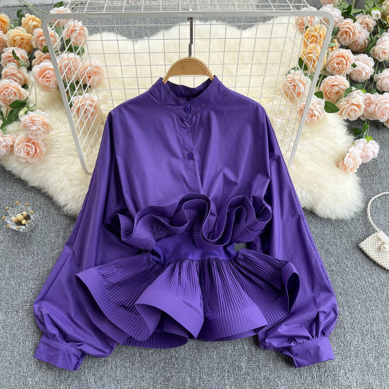 elegant purple blouse