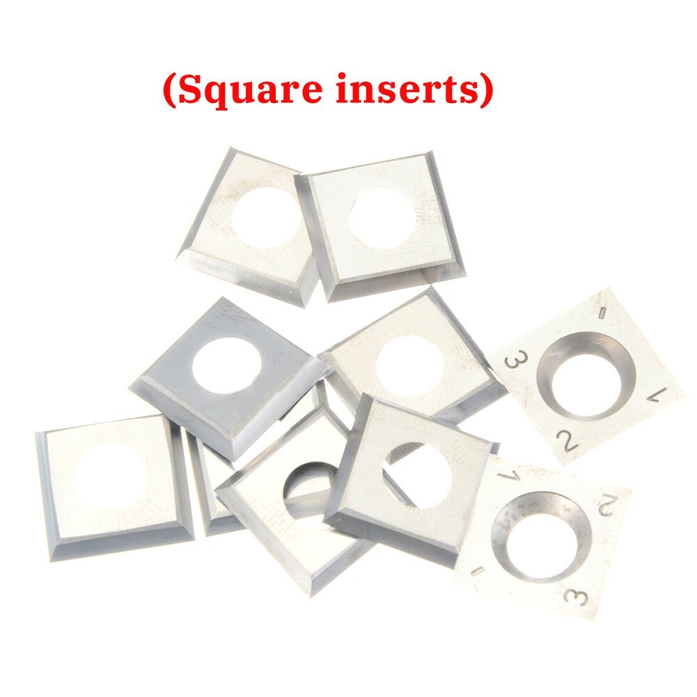 10pcs Wood Turning CarbideInserts For LatheTool Holder Indexable
