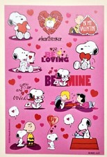 Valentine's Day / Peanuts "Snoopy" Sticker sheet