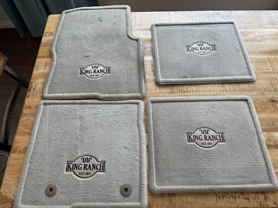 G Ranch Mat NOS SET OF FORD KING RANCH FLOOR MATS P 415 CAMEL AKRO 2011-2015 F-150 ...