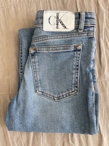 CALVIN KLEIN Jeans Bambina Taglia 10 Anni BLU