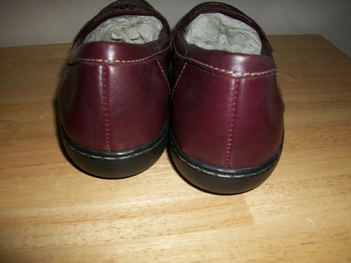 Clarks Collection Ashland Bubble BROWN Leather Women’s Loafers Size 8.5E-NWT - Picture 5 of 6
