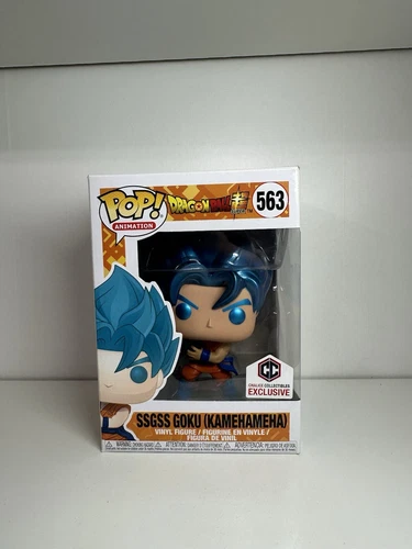 Funko Pop! Dragon Ball Z - SSGSS Goku (Kamehameha) (Metallic) *Minor Damage