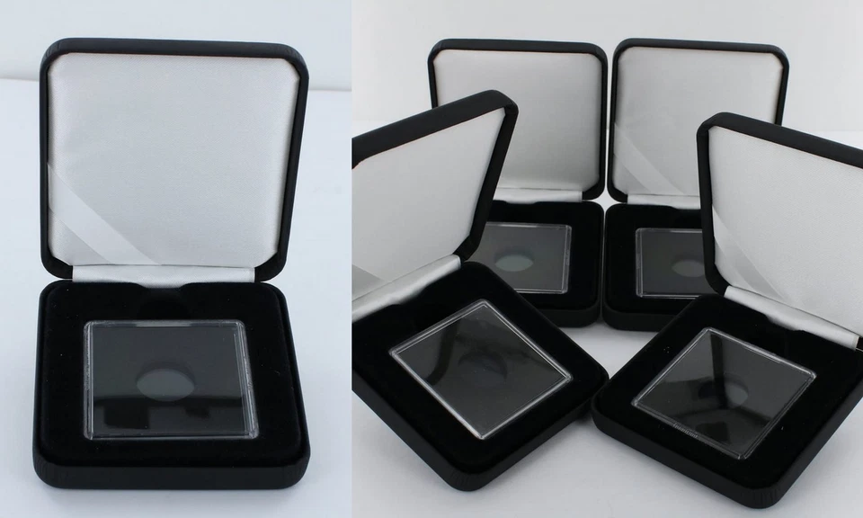 Deluxe Display Case for Sixpence Coins Single Case and Set of 4
