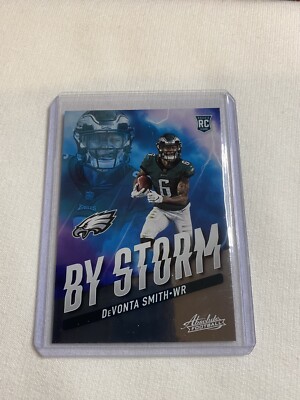 DEVONTA SMITH 2021 PANINI ABSOLUTE BY STORM ROOKIE RC PHILADELPHIA #BST-7