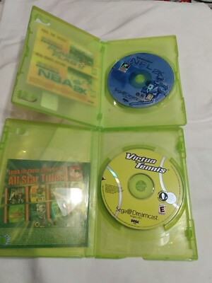 Virtua Tennis Sega Dreamcast 2000 DISC ONLY and NFL 2k