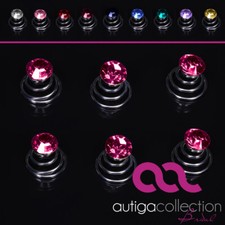 Curlies Haarspiralen Haarcurlies Kristall Haarschmuck Hochzeit Braut Kommunion