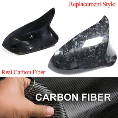 Forged Carbon Fiber For BMW F95 F96 F97 F98 X3M X4M X5M X6M Mirror Cover Replace
