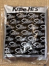 SILKIES Brand 3pair Knee Hi's One Size Beige 001002 Made USA NOS Vintage