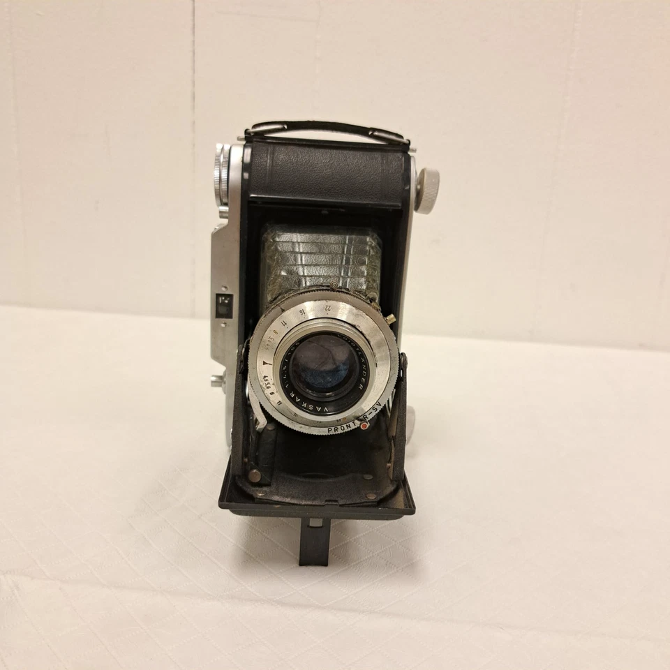 Vintage Voigtlander Bessa I Camera w/105mm F 4.5 Vaskar Untested  - Image 3 of 4