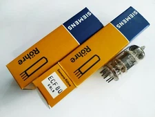 NOS 2x ECF80 SIEMENS NIB Tube Tube Valvola Valve Lamp TSF 진쳵촀真空管