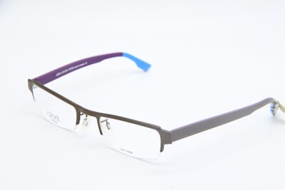 NEW JEAN LAFONT PARIS PETRUS 121 BROWN PURPLE BLUE AUTHENTIC EYEGLASSES 51-21