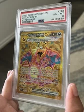 2023 Pokémon OBF EN CHARIZARD ex Hyper Rare #228 - PSA NM-MT 8