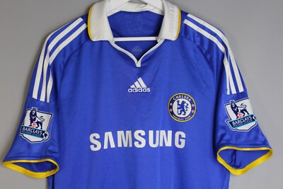 CHELSEA LONDON 2008 2009 HOME FOOTBALL SHIRT SOCCER JERSEY ADIDAS