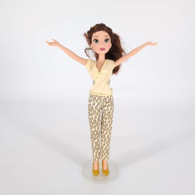Disney Beauty & The Beast Princess Royal Shimmer Belle Doll 12'' Well Played Cond