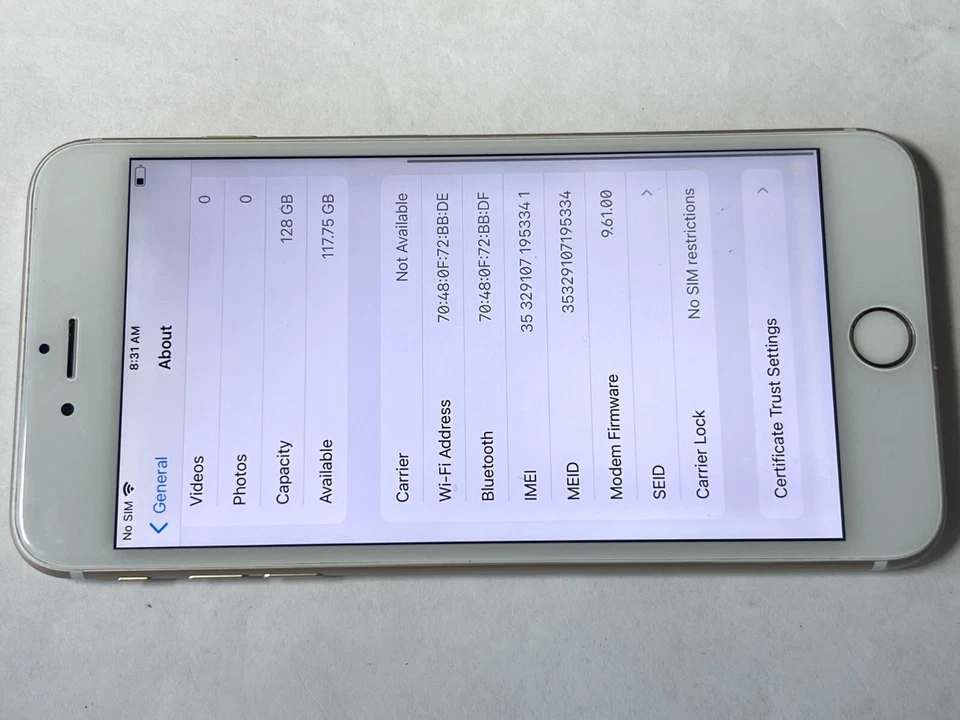 UNLOCKED Apple iPhone 6S+ PLUS 128GB LTE Smart Phone / T-Mobile AT&T h2O *READ - Image 4 of 4