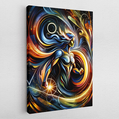 Leinwandbild Poster Acryl Glas Pop-Art Wonder Woman Gaming Room Wand print Held