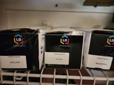 Set of 3 new Cyan Yellow Magenta Toner Cartridges - (3 Pack)