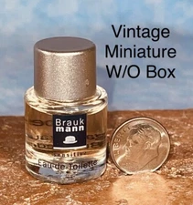 Vintage BRAUK MANN SENSITIVE Cologne For Men by Hildegard Braukmann Mini 4ml EDT