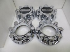 Ford F250 F350 Pickup 17-23 Chrome Center Caps - Set 4 - 2 Closed2 0pen Aa