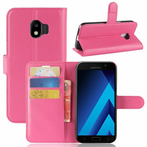 Leather Flip Case Wallet Gel Cover Stand For Samsung Galaxy J1 J2 J5 J7 Pro 2018 - Picture 19 of 22