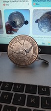 Historische bronze  Fahrradklingel, Fahrradglocke,  Vogelmotiv Schwalbe?