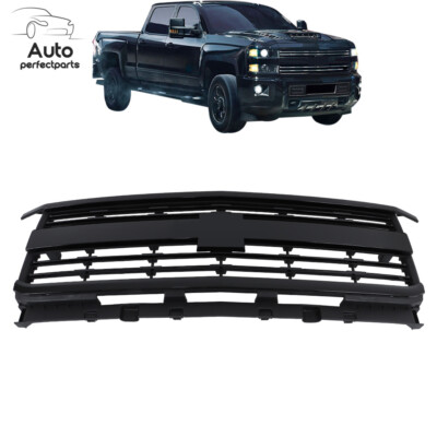 For Chevy Silverado 2500HD 3500HD 2015-19 Plastic Front Bumper Grille ...