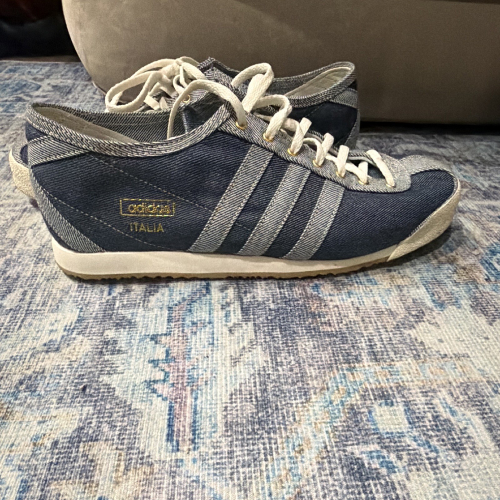 Men’s used adidas Italia Spezial Denim size 10