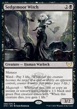 Magic/MTG Sedgemoor Witch STX-86 Rare Englisch Good
