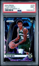 2024 Panini Prizm #270 Tyler Smith Nebula Choice Prizms Rookie Card RC 1/1 PSA 9. rookie card picture