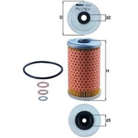 ÖLfilter Mahle OX 34D FüR Mercedes-Benz Puch 190 123 G