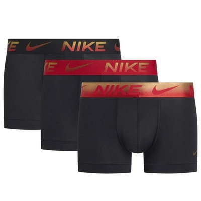 Nike Boxershorts Unterhose Unterwäsche Boxer Shorts 3er Pack Herren schwarz blau
