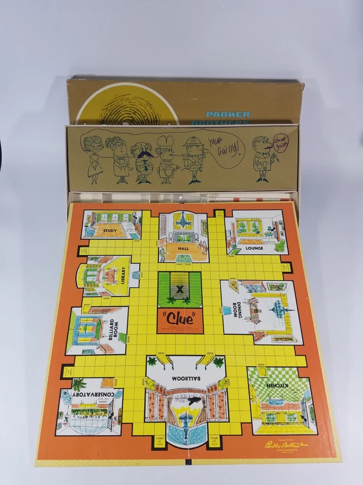 1963 Clue Game by Parker Brothers Complete in Good Condition - Image 4 of 4