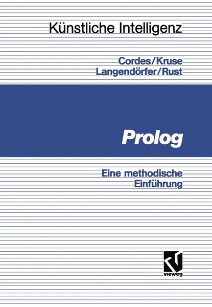 Prolog Eine Methodische EinfüHrung Ralf Cordes (U. A.) Taschenbuch 234 S. 1992-image